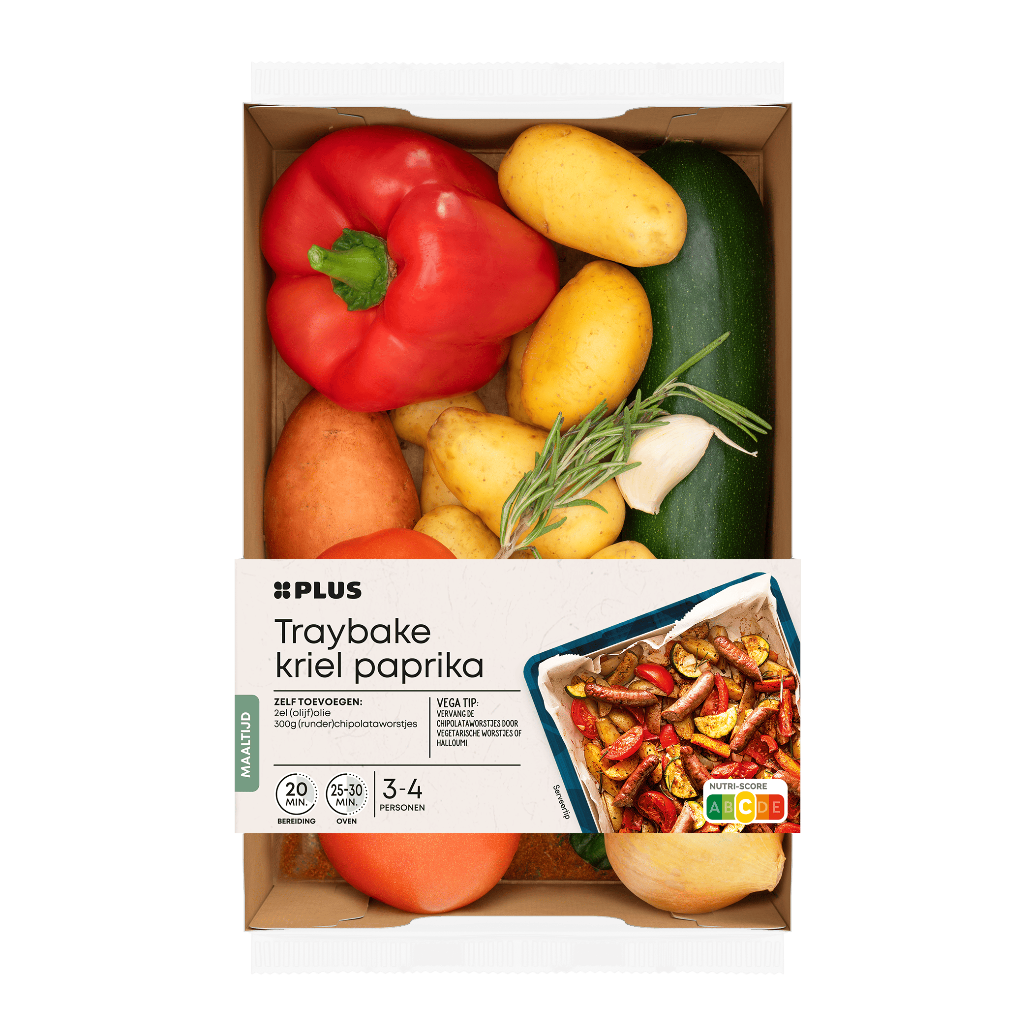 PLUS Verspakket traybake kriel paprika