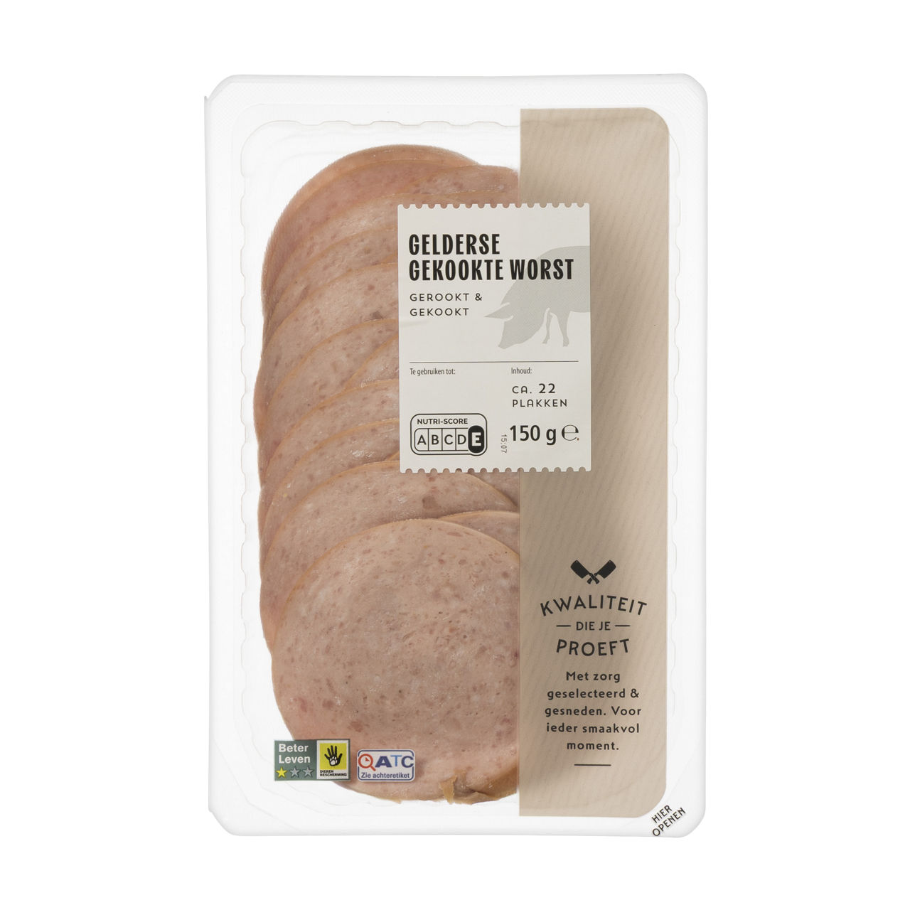 Gelderse worst plakjes