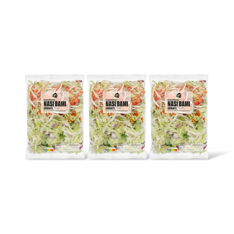 AH Nasi bami groente kleinverpakking 3-pack