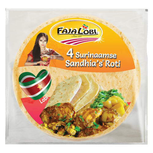 Faja Lobi Sandhia's roti 4 stuks