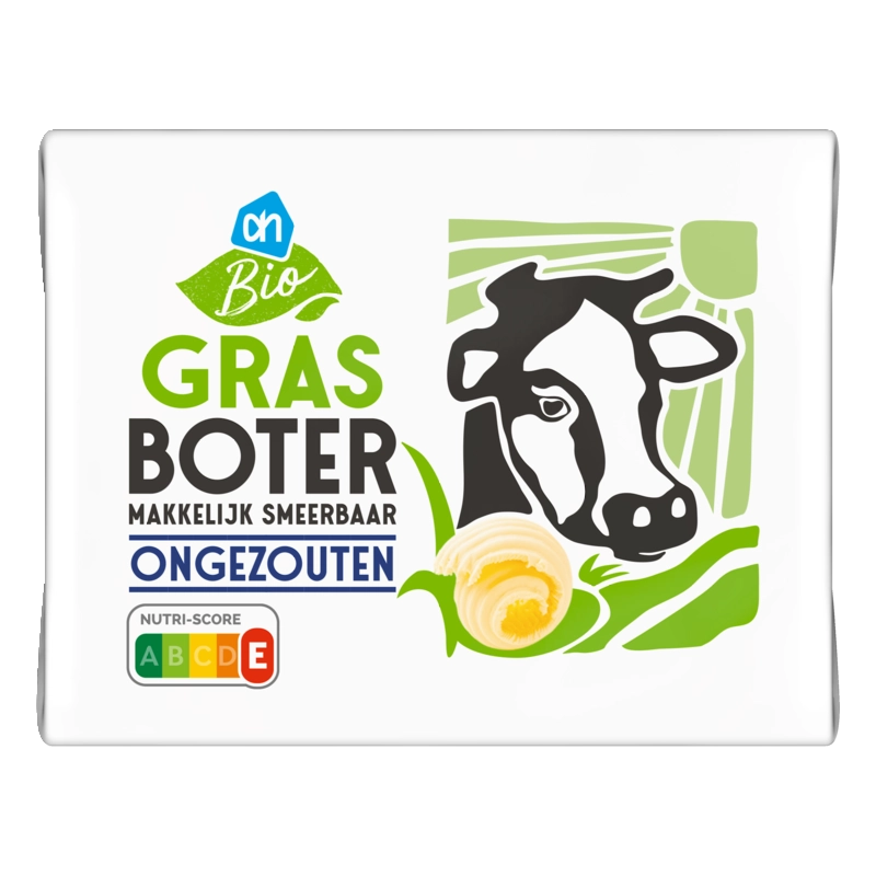 AH Biologisch Grasboter makkelijk smeerbaar ongezouten