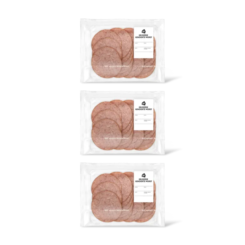 AH Gelderse gekookte worst 3-pack