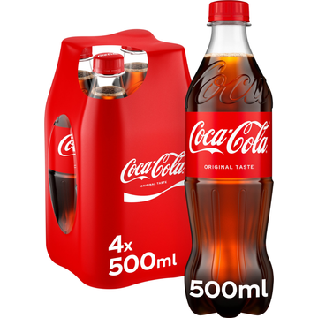 Coca-Cola Original Taste 4 x 500 ml