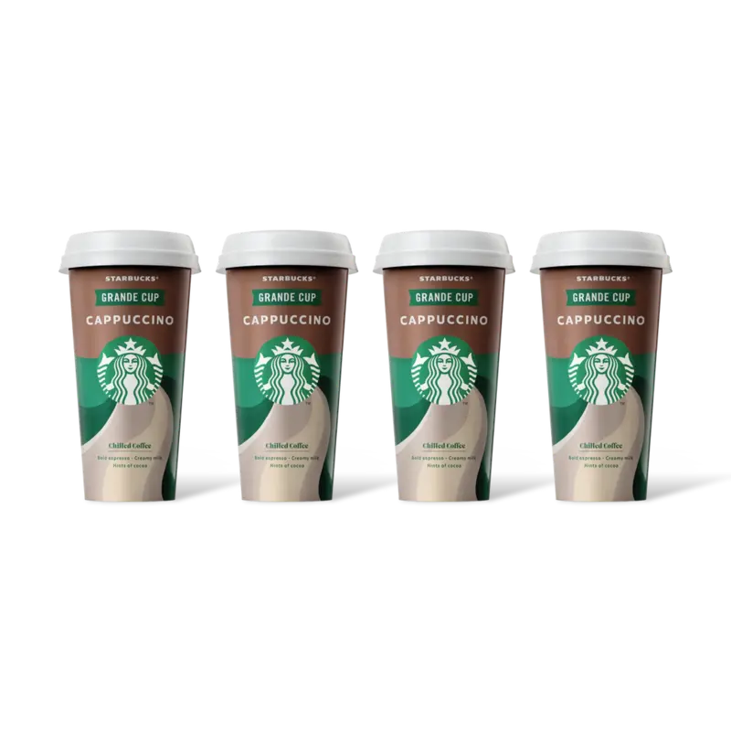 Starbucks Cappuccino grande cup ijskoffie 4-pack