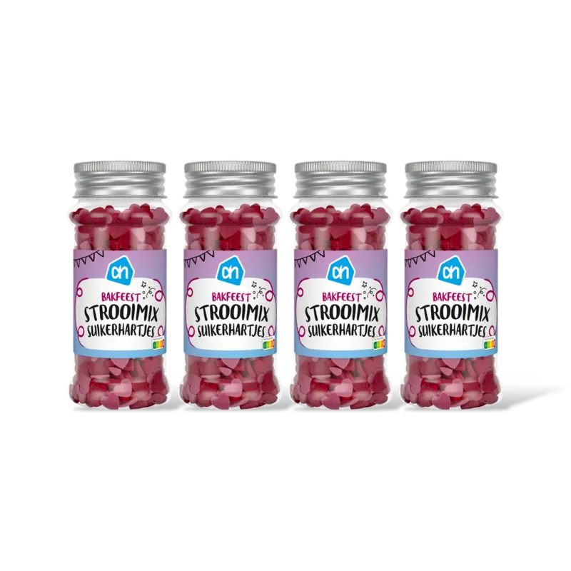 AH Strooimix suikerhartjes 4-pack