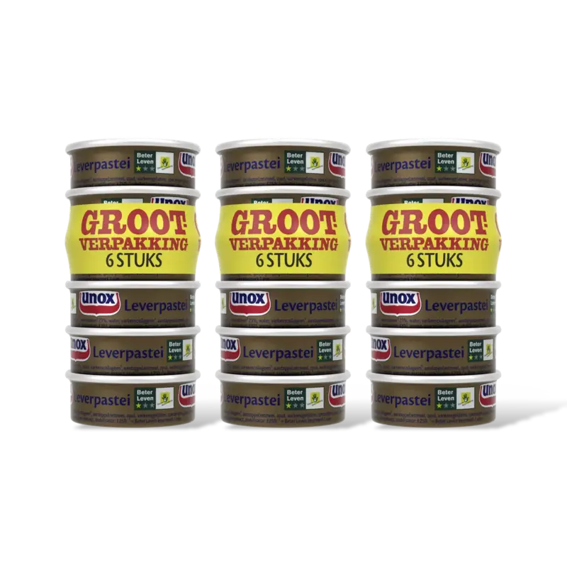 Unox Leverpastei 18-pack