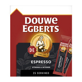 Douwe Egberts oploskoffie sticks espresso