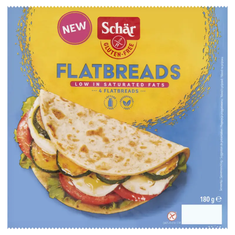 Schär Flatbreads glutenvrij