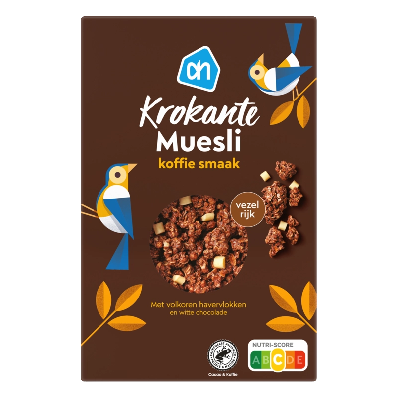 AH Krokante muesli koffie smaak