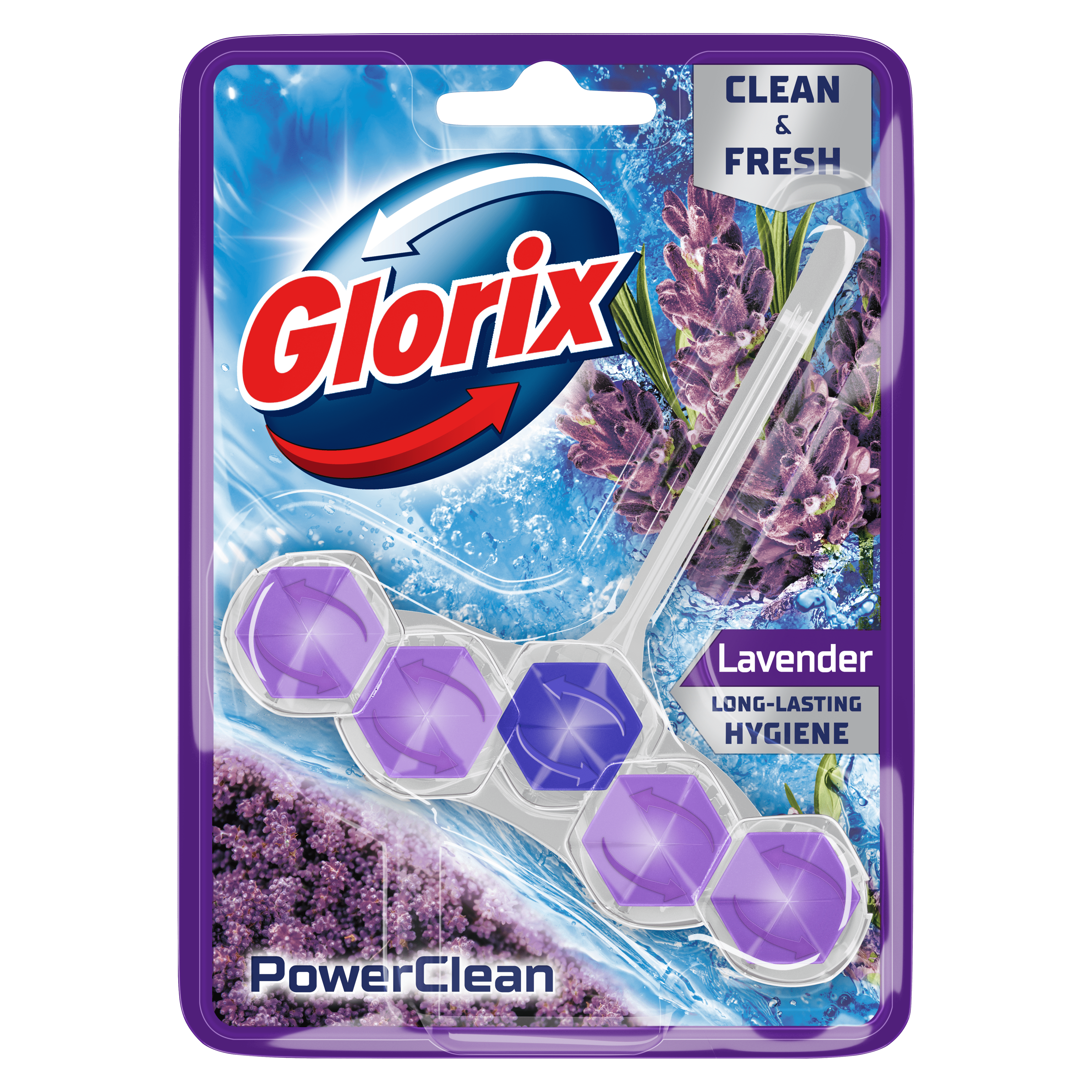 Glorix Toiletblok lavendel