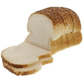 Lokale Bakker boeren wit half gesneden