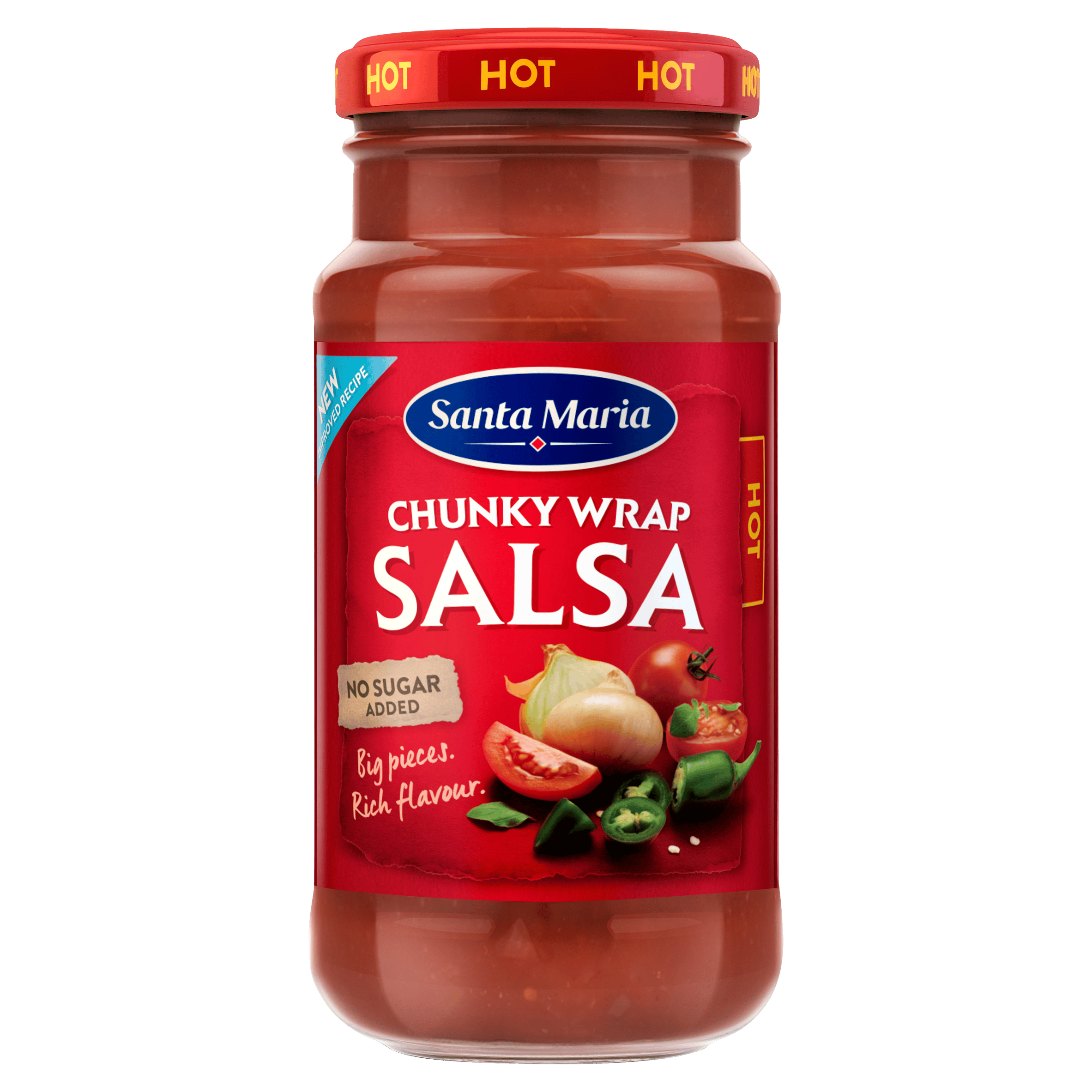 Santa Maria Chunky wrap salsa hot