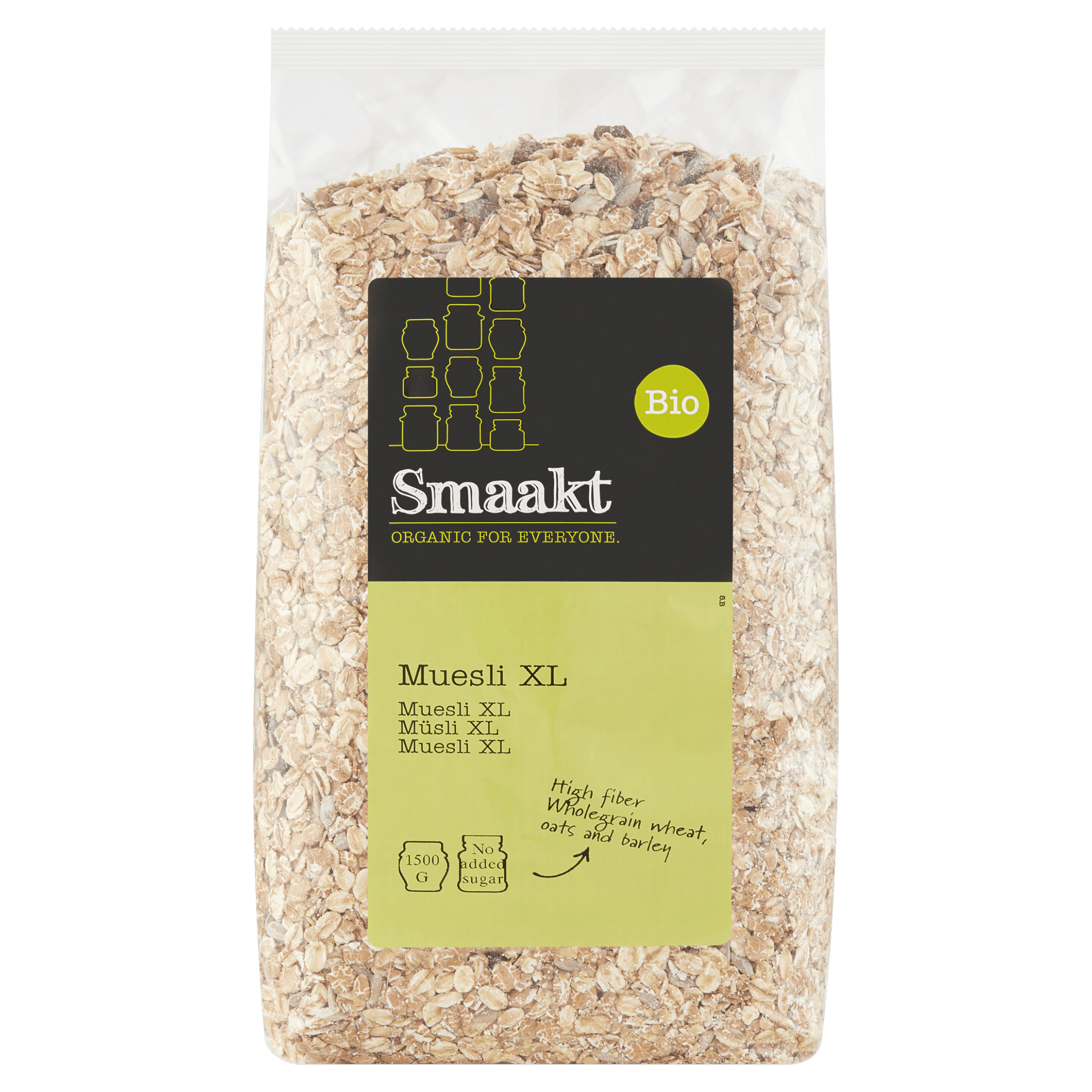 Smaakt Muesli XL 1500g - bio