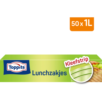 Toppits Lunchzakjes 1 L 50 Stuks