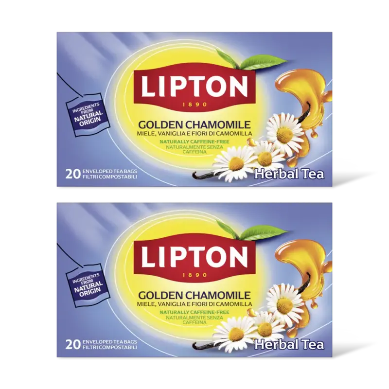 Lipton Golden chamomille herbal tea 2-pack