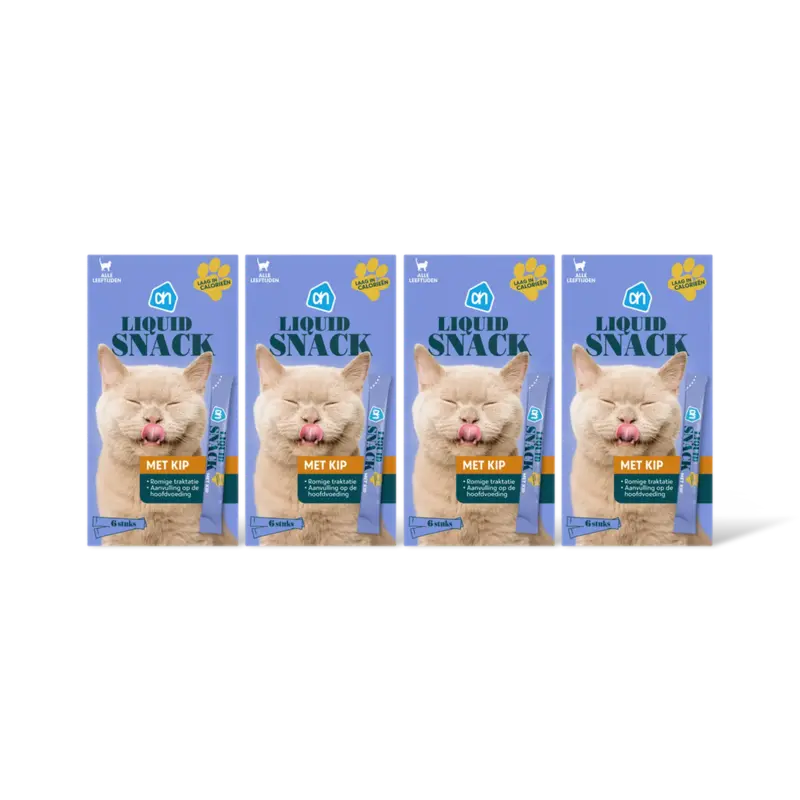 AH Liquid snack met kip 4-pack