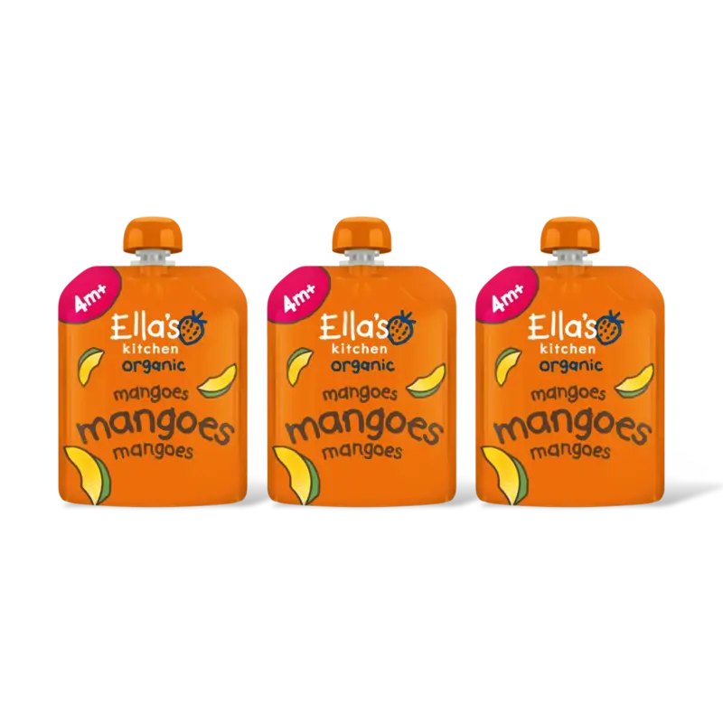 Ella's kitchen Biologische Mango's 4m+ 3-pack