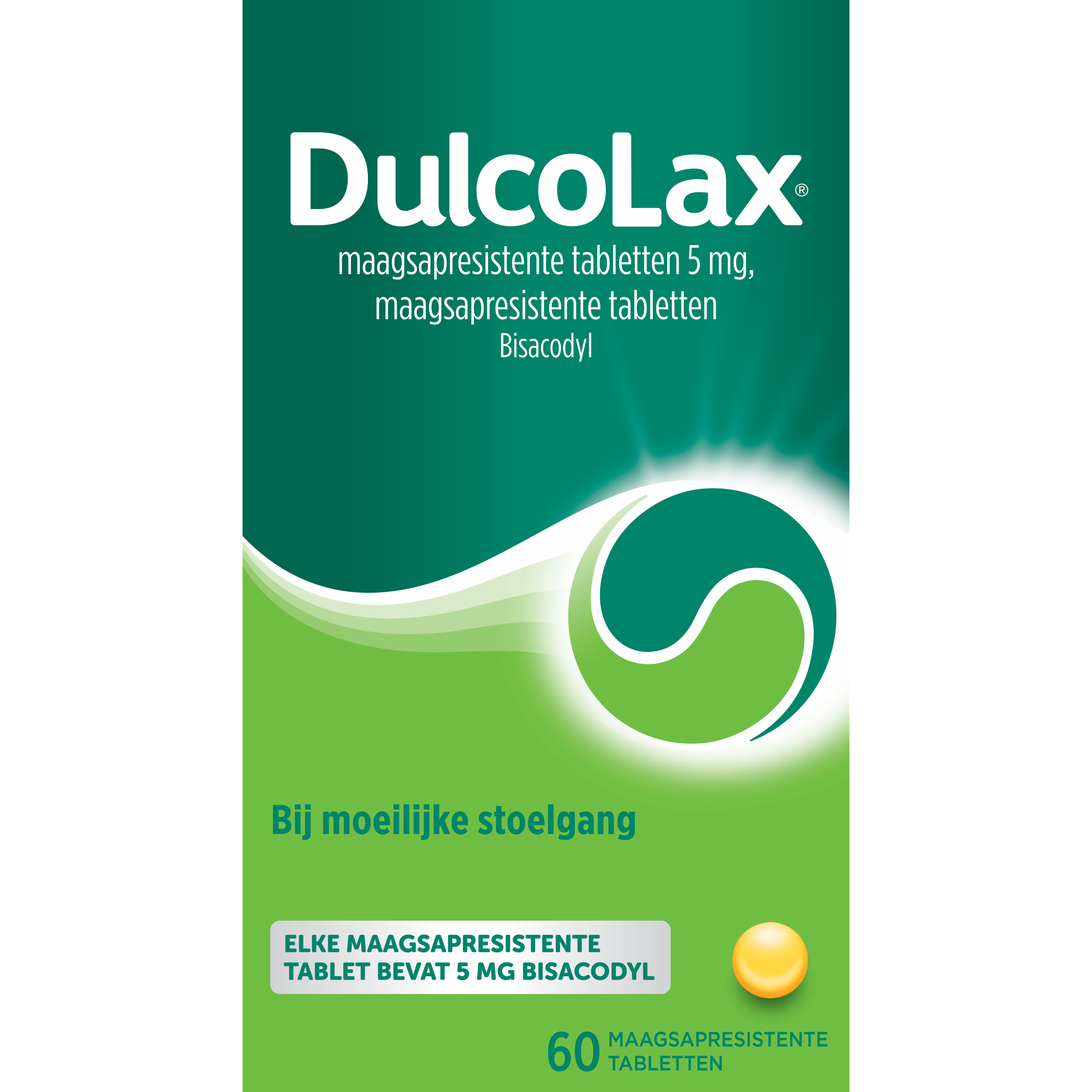 Dulcolax Bisacodyl 5 MG Omhulde Tabletten 60 stuks
