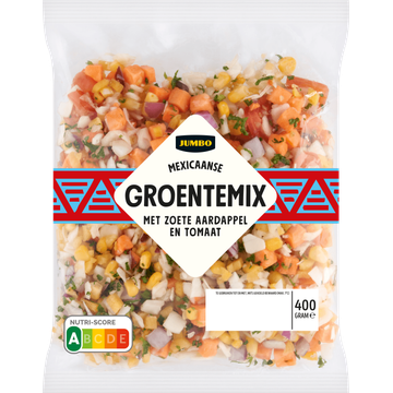 Jumbo Mexicaanse Groentemix met Zoete Aardappel en Tomaat 400 g
