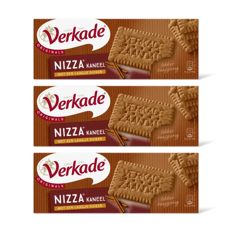 Verkade Nizza kaneel 3-pack