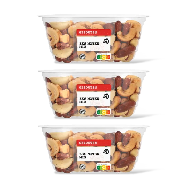 AH Zes noten mix gezouten 3-pack
