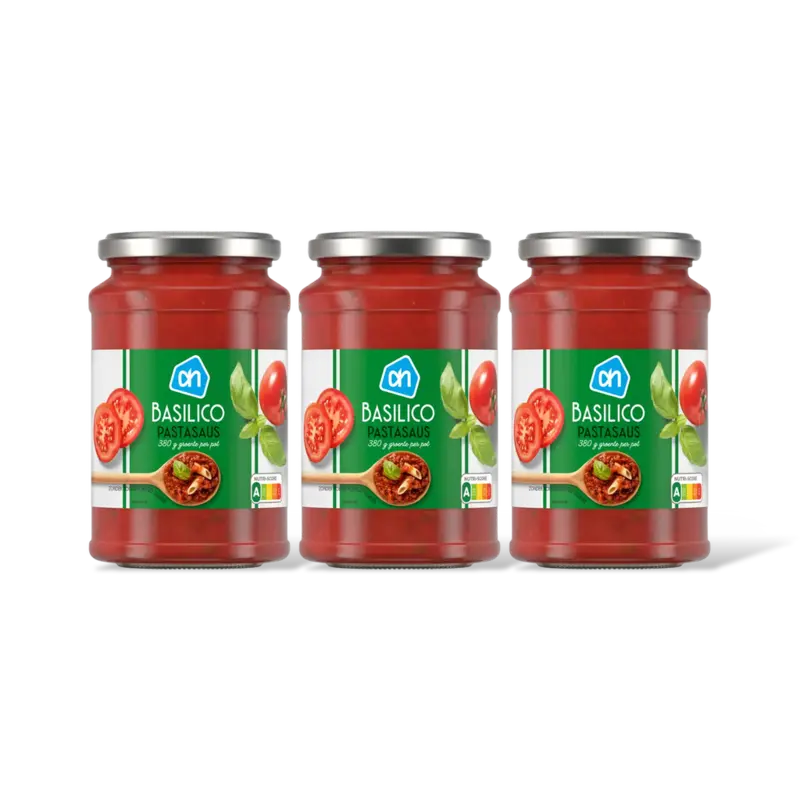 AH Pastasaus basillico 3-pack