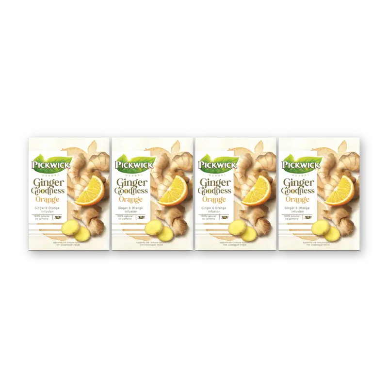 Pickwick Ginger goodness orange kruidenthee 4-pck