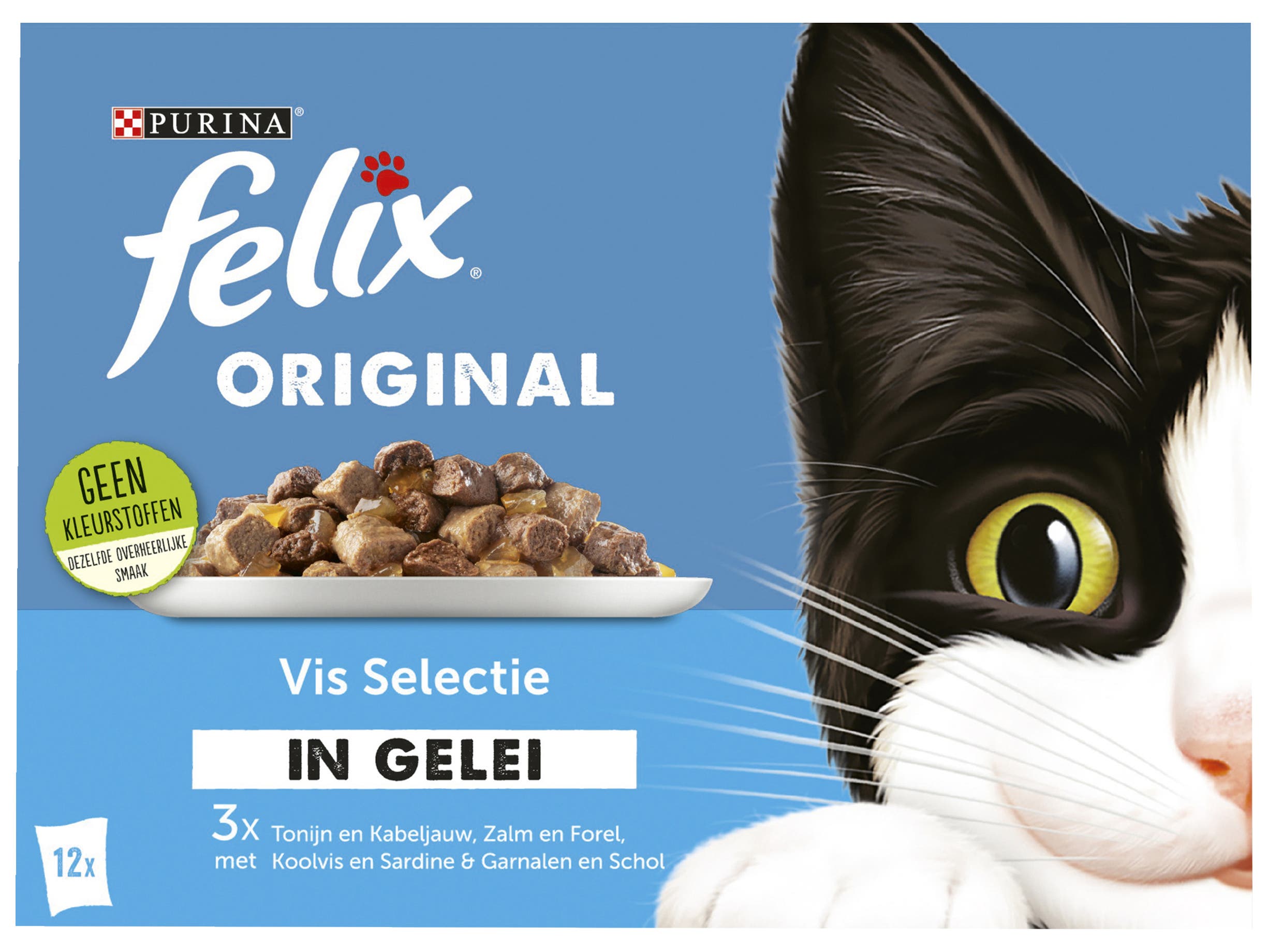 Original kattenvoer vis selectie