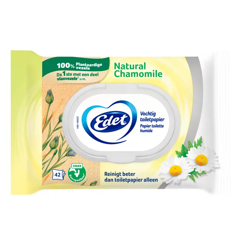 Edet Kamille vochtig toiletpapier
