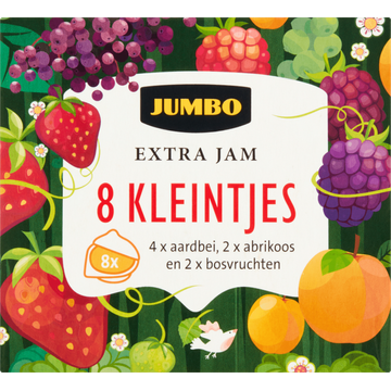 Jumbo Extra Jam Kleintjes 8 x 25 g