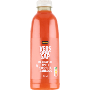 Jumbo Sap Mandarijn Appel Aardbei & Framboos 750 ml