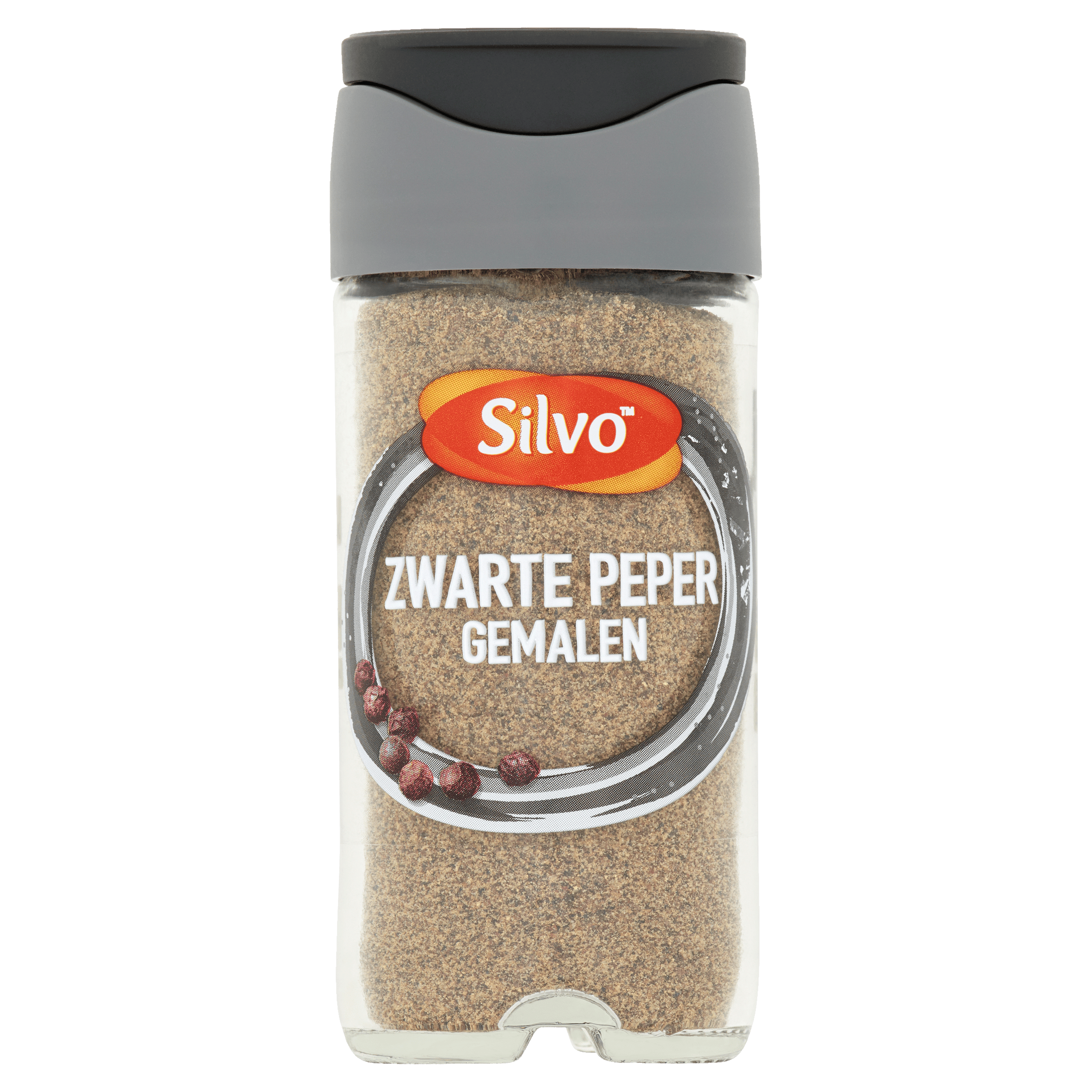 Silvo Peper zwart gemalen