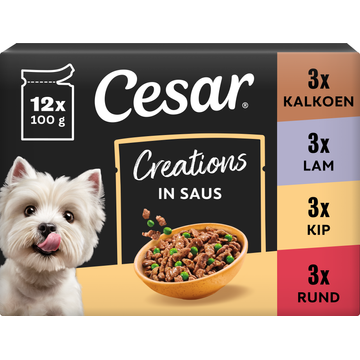 Cesar Selectie in Saus 12 x 100 g
