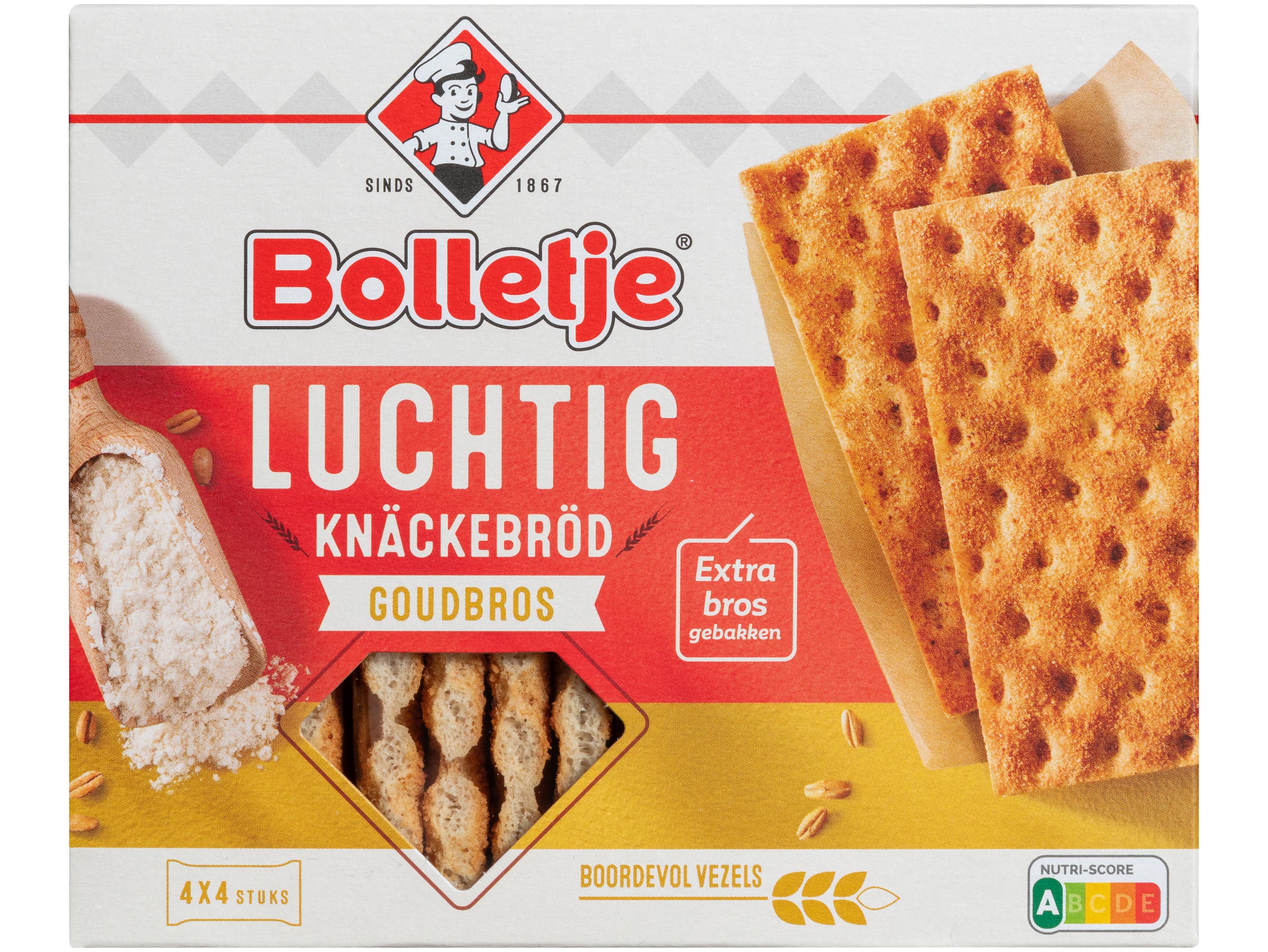 Luchtig Knäckebrod Goudbros