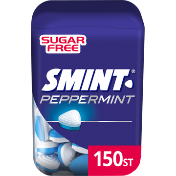 Smint XL Peppermint Suikervrij Pot 150 stuks