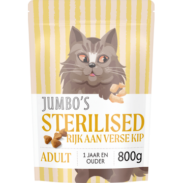 Jumbo's Kattenvoer Kip en Zoete Aardappel Steralised Adult 800 g