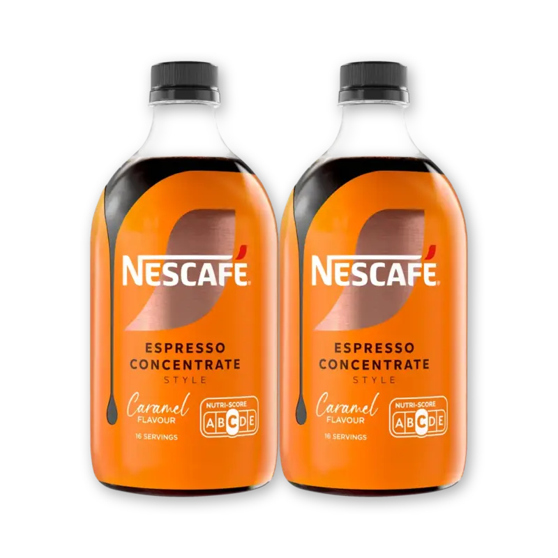 Nescafé Espresso concentrate caramel 2-pack