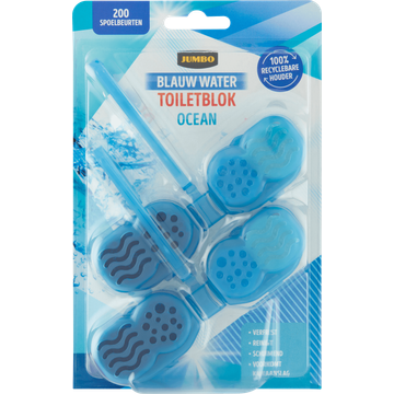 Jumbo Blauw Water Toiletblok Ocean 2 x 48 g