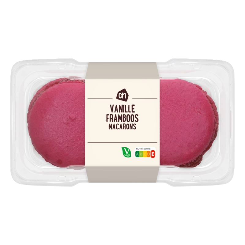 AH Grand macarons vanille framboos