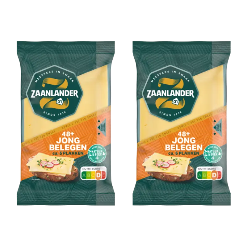 Zaanlander Jong belegen 48+ plakken 2-pack