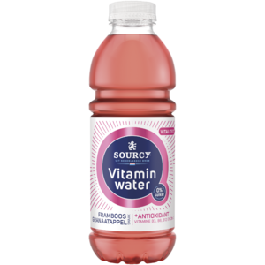 Sourcy Vitaminwater Framboos/Cranberry Fles