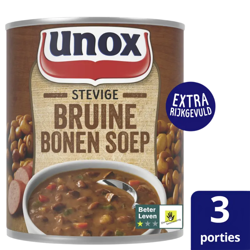 Unox Stevige bruine bonensoep