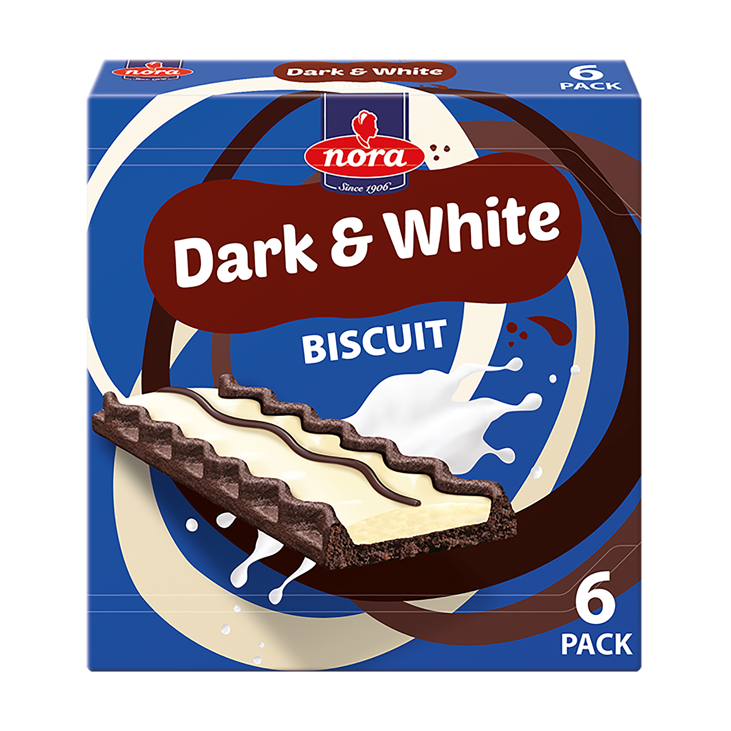 Nora Dark & white biscuits