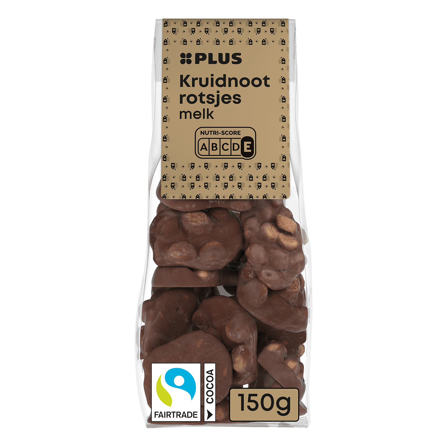 PLUS kruidnootrotsjes melk fairtrade