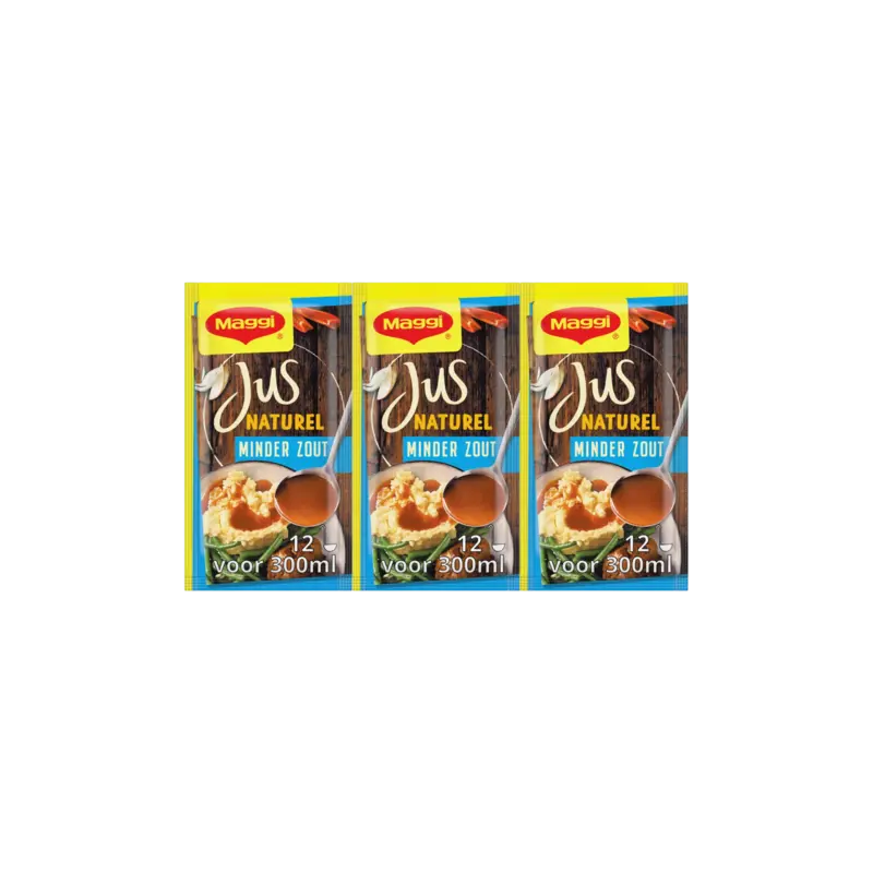 Maggi Jus naturel minder zout 3-pack
