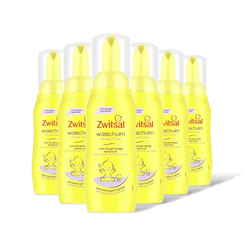 Zwitsal Baby wasschuim 6-pack