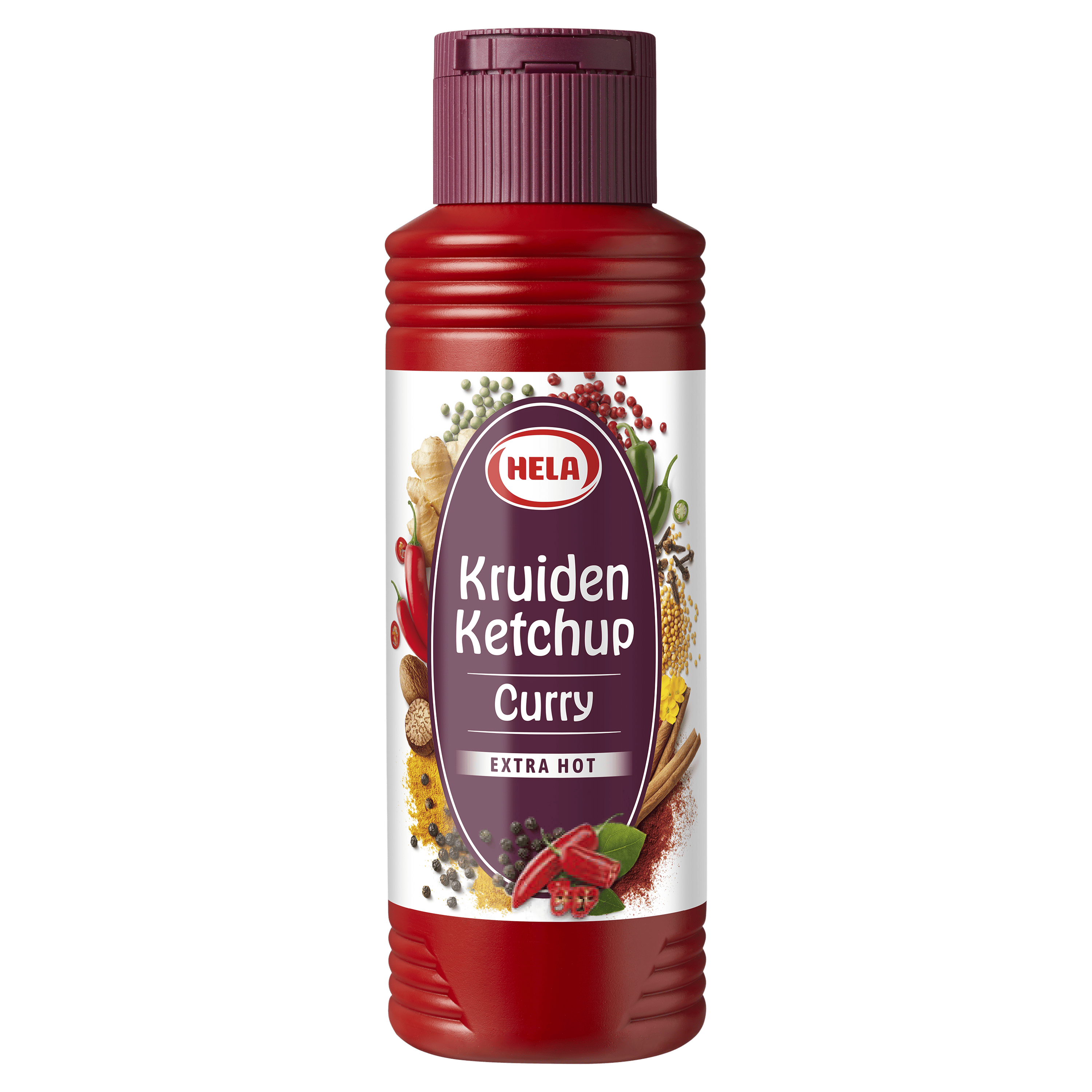 Hela kruiden ketchup curry extra hot