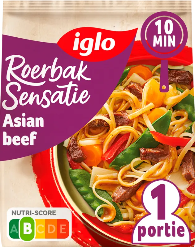 Iglo Roerbak sensatie asian beef