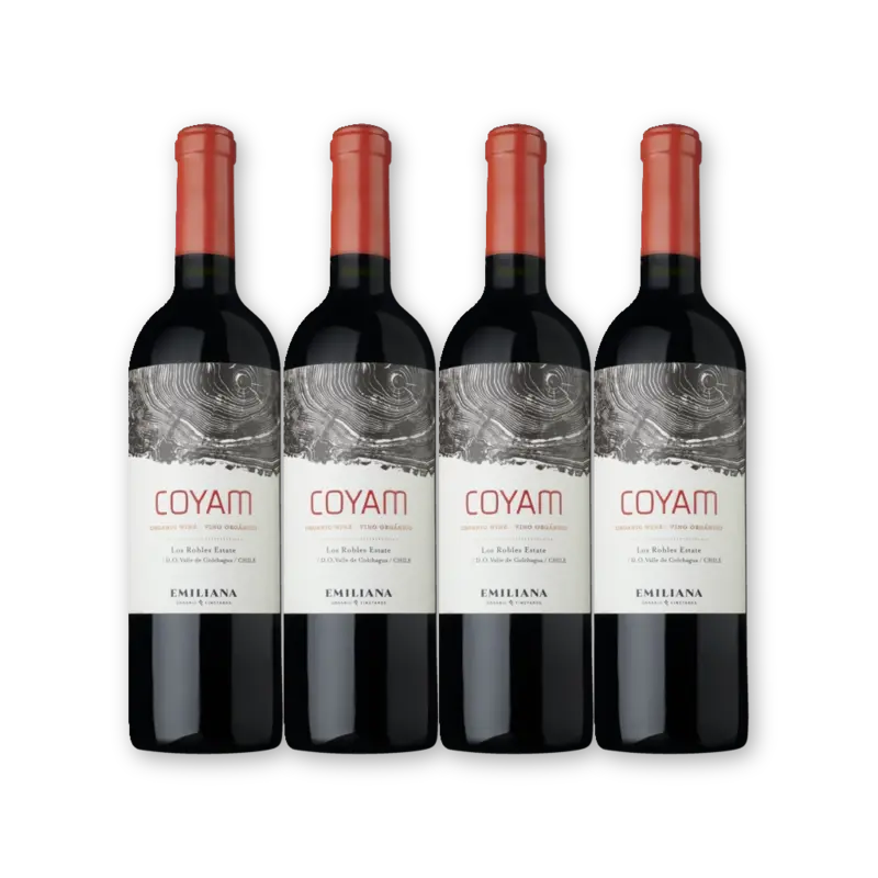 Coyam Coyam Rood Organic 4 flessen
