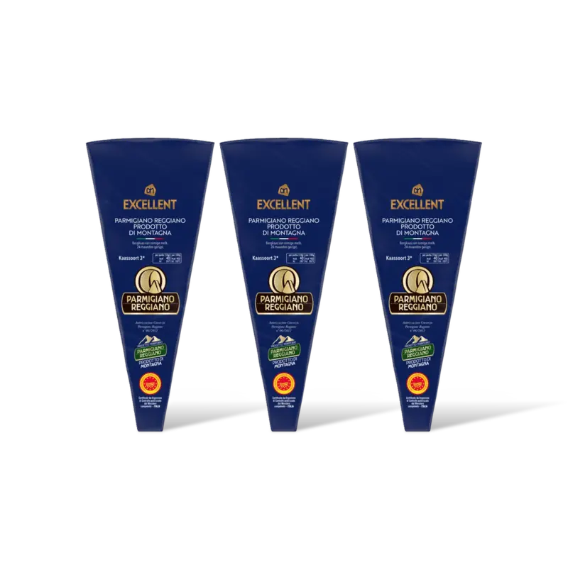 AH Excellent Parmigiano reggiano montagna 32+ 3-pack